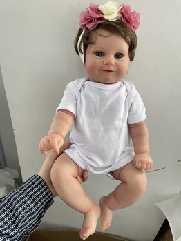 50 см на Цялото Тяло Силиконова Възстановената Кукла Мади Водоустойчив Ръчно Рисувани с Видими Венами Реалистичен 3D цвета на Кожата