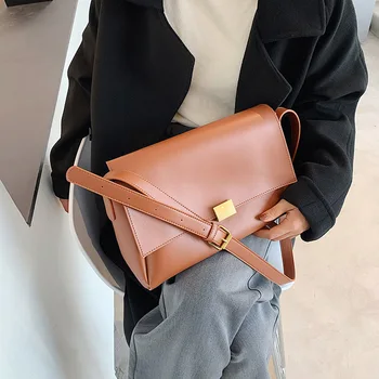Модерна дамска чанта на рамото 2022, Нова Луксозна Модна дизайнерска чанта от Изкуствена Кожа, дамски Чанти през Рамо и Портмоне, Чанта, Основна