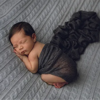 Еластични Плетени Маски За Бременни Реквизит За Снимки На Новороденото Са Тайна За Получаване На Одеала, Различни Цветове