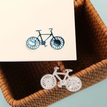 DUOFEN МЕТАЛНИ РЕЖЕЩИ ПЕЧАТИ малък велосипед малък мотор шаблони САМ Албум за Изрезки от Хартия Албум 2021 нова