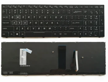 Нов Лаптоп Clevo N870HP6 N855HJ1 N857HJ1 N870HJ1 N850HJ1 N850HK1 N855HK1 N857HK1 N870HK1 N950TP6 САЩ Цветна клавиатура с подсветка