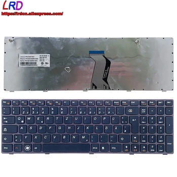 Нова Оригинална Немска Клавиатура за лаптоп Lenovo B570 B570e B575 B575e B580 B590 Z570 Z575 V570 V570C V575 V580 25201002