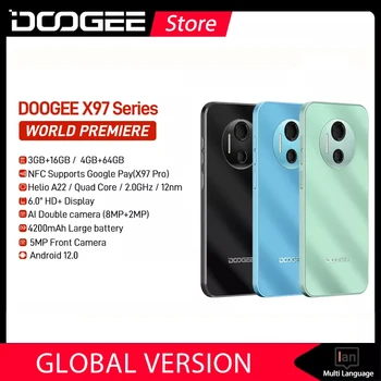 Световната премиера на смартфон от серията DOOGEE X97 Android 12,0 6,03 