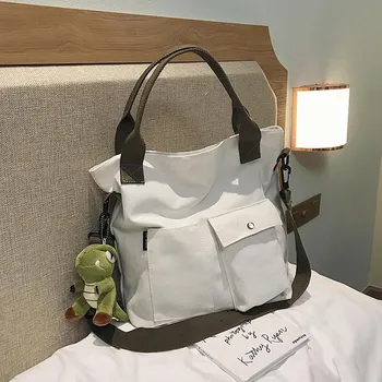 2022 женствена чанта на едно рамо, нова чанта, тъканта, калъф, чанта-Месинджър с Едно Рамо, Холщовая Чанта