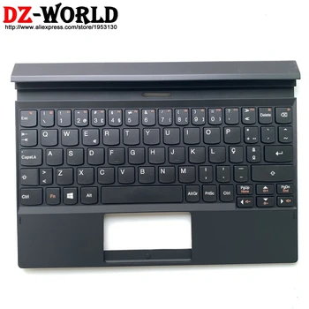 Нов Оригинален Акцент за Ръце с Черни Букви С Португалска Клавиатура за Lenovo MIIX 3-1030 Tablet C Капак 5CB0H20102