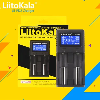 1-5 бр. LiitoKala Lii-PD2 18650 и Зарядно устройство за 3,7 В литиево-йонна 18650/18500/16340/26650/21700 /20700/18350/ Батерия cr123a lithium 1.2
