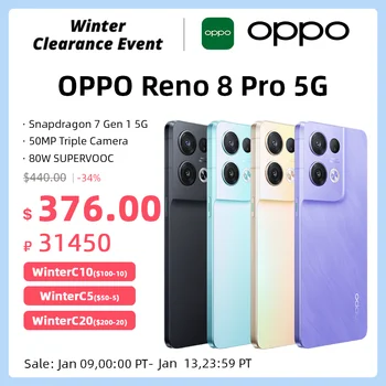 OPPO Reno8 Pro 5G Смартфон Snapdragon 7 Gen 1 6,62 