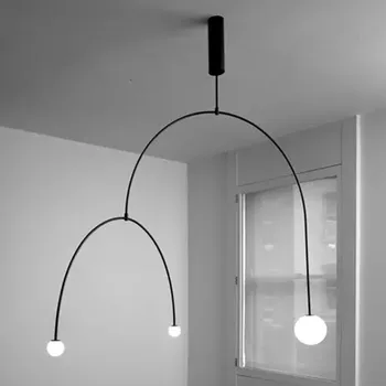 Промишлен окачен лампа за Спални Хол Кухня Трапезария окачен лампа industrielle Черно скандинавски лампа