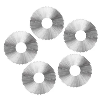 Пильный диск HSS, кръгли Отрезной кръг 50 мм с 72 Зъби 0.3 0.4 0.5 0.6 0.7 0.8 0.9 1.0 1.1 1.2 мм дебелина с оправкой 16 мм - Опаковка от 5 броя