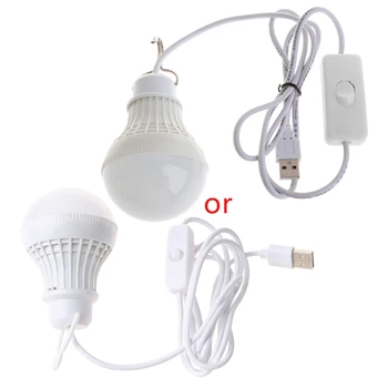 5 W 10 LED Енергоспестяващ USB Крушка За Къмпинг Домашна Нощна Лампа Кука Ключ