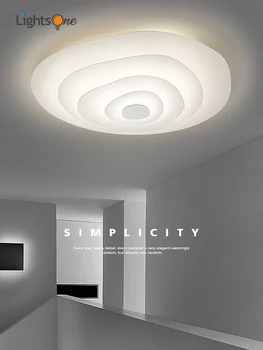Многослоен тавана лампа във формата на тераси, тавана лампа с неправилна форма