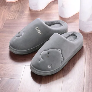 Зимните памучни чехли на дебелото не-хлъзгава подметка, за по-Големите момчета и Мъже, Нов Стилен Зимни обувки за децата, Чехли, Детски Пантофи за Момчета