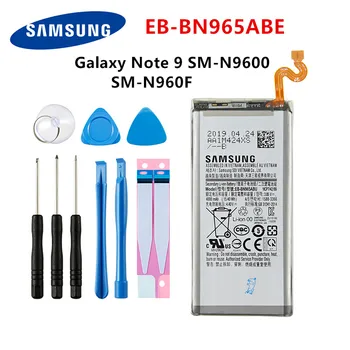 Оригинална батерия SAMSUNG EB-BN965ABU EB-BN965ABE 4000 mah за Samsung Galaxy Note9 Забележка 9 SM-N9600 N960F N960U N960N N960W + Инструменти