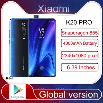 Xiaomi Redmi K20 Pro е Смартфон Xiaomi Mi 9T PRO celular 6 GB RAM И 128 GB ROM Snapdragon 855 48 MP + 20 Mp Случаен цвят, с подарък