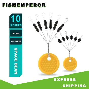60ШТ 10 група корк pesca topes de silicona para pescar корк риболовни pesca аксесоари articulos de pesca angeln zubehor