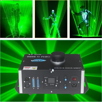 Безплатна доставка 3000 Mw/5000 Mw Коледен Лазерен Човек DJ Шоу/Бар Танци Лазерно Шоу/С Лазерен Светлинното Проектор