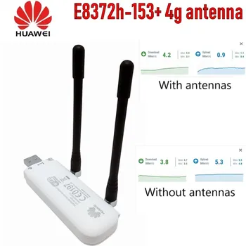 Huawei E8372 E8372H-153 4G wifi стик с 2 елемента антена