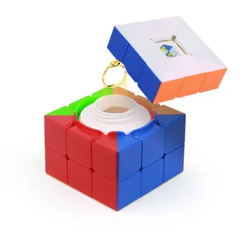 Юйсин Ковчег със Съкровищата на Куб 3x3x3 BaoHe 3x3 Професионален Магически Куб Без Етикети Черно Пъзел Обрат Забавни Играчки Подарък-изненада