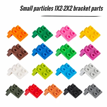 20 парчета на Малки Частици 44728 Скоба Плоча 2x2 САМ Строителни Блокове са Съвместими с Креативен Подарък MOC Блокове на Замъка Играчки